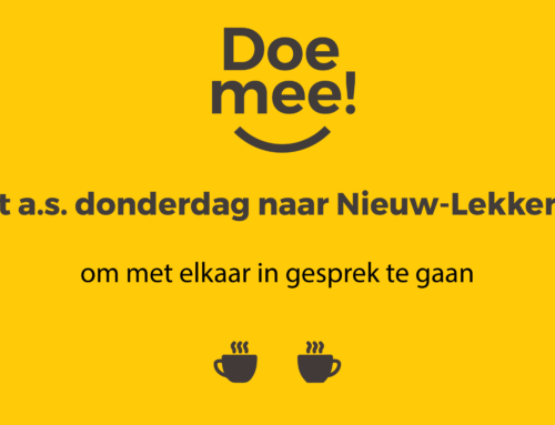 Doe Mee! komt naar Nieuw-Lekkerland