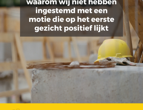 Wij willen meer woningen